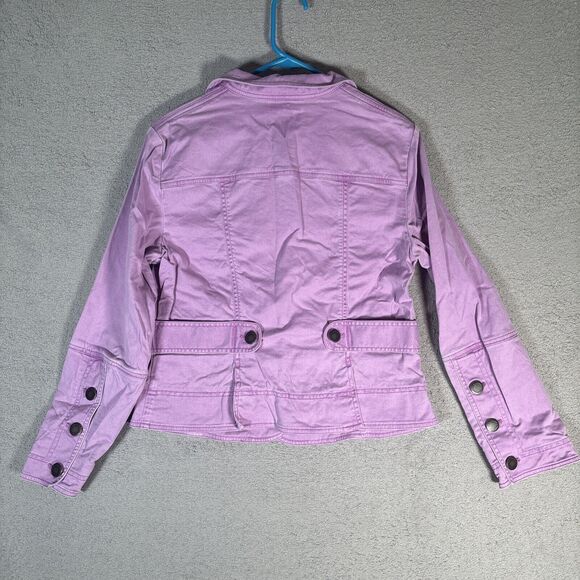 Nine & Co Weekend By Nine West Women’s Size 10 Lavender Denim Jacket Stretch - Picture 7 of 8